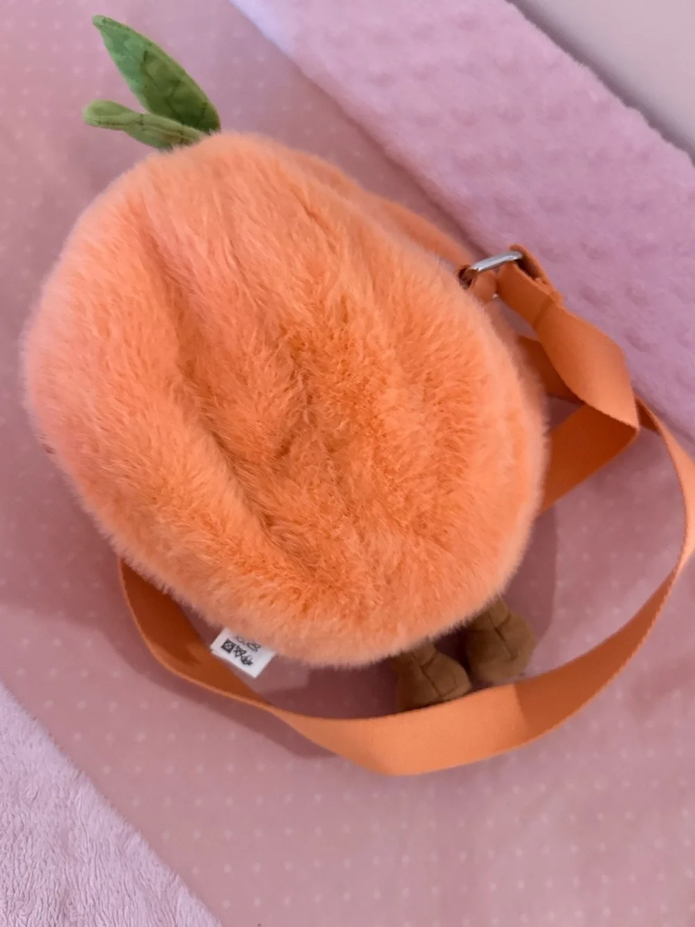 Jellycat Amuseables Peach Shoulder Bag